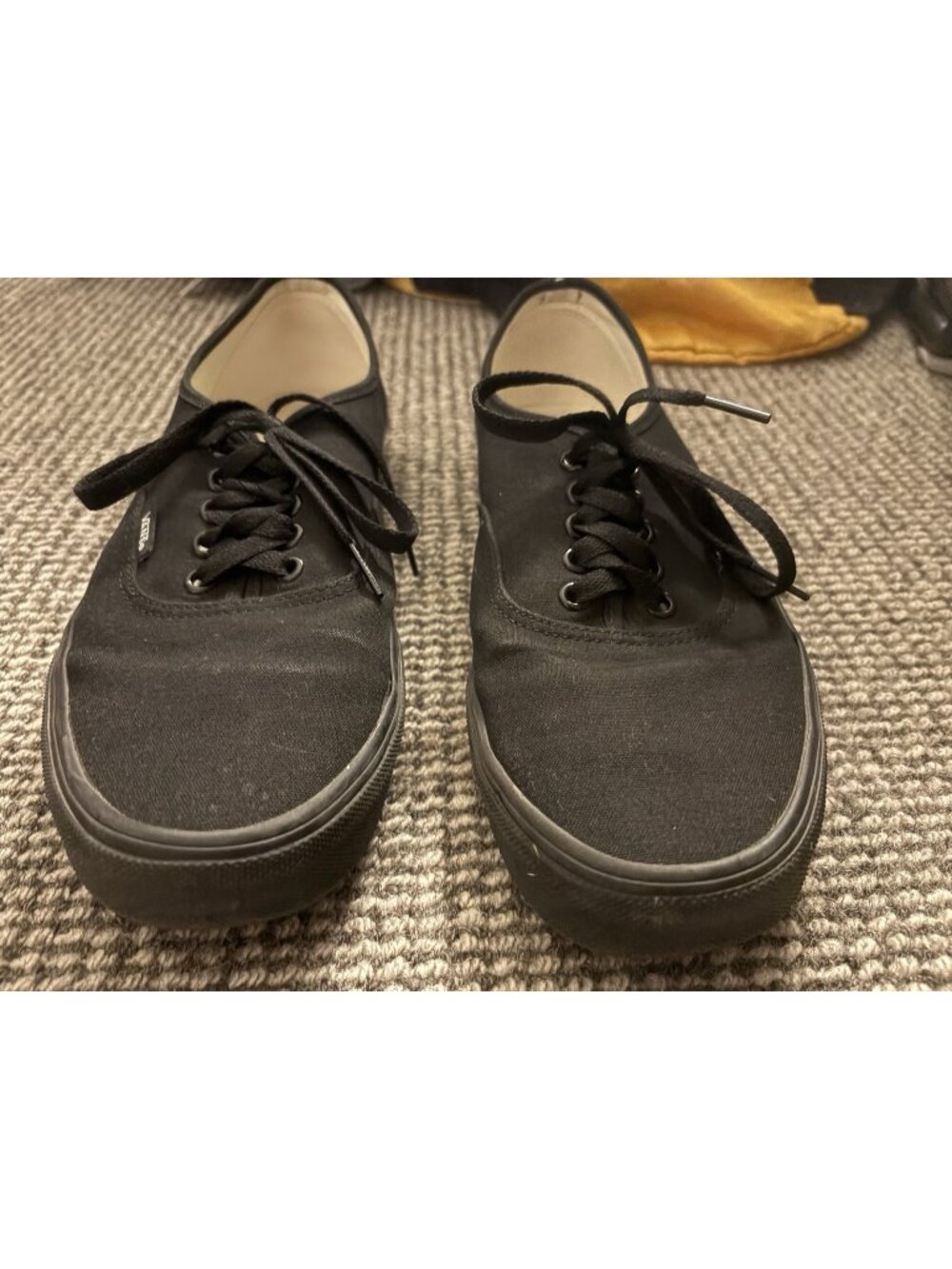 Vans Authentic Black Mens Size 11 Classic Good Condition